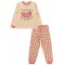 Soft Peach Girls-Pajama Set