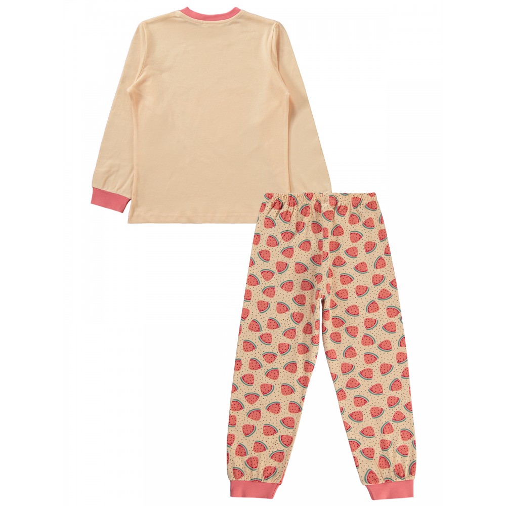 Soft Peach Girls-Pajama Set Soft Peach Girls-Pajama Set