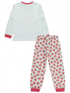 Ecru Girls-Pajama Set