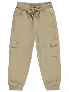 Beige Boys-Trouser
