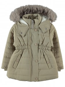 Beige Girls-Coat