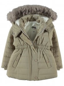 Beige Girls-Coat