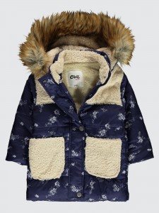 Navy Girls-Coat