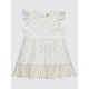 Beige Girls-Dress and Overall Beige Girls-Dress and Overall