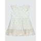 Beige Girls-Dress and Overall Beige Girls-Dress and Overall