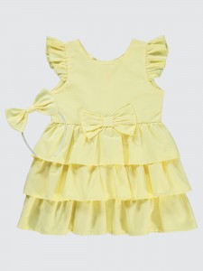 Yellow Girls-Dress and Overall