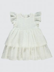 Ecru Girls-Dress and Overall