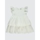 Ecru Girls-Dress and Overall Ecru Girls-Dress and Overall