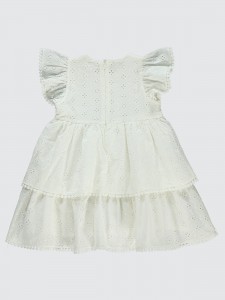 Ecru Girls-Dress and Overall