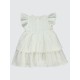 Ecru Girls-Dress and Overall Ecru Girls-Dress and Overall