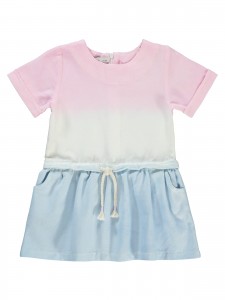 Ice Blue Girls-Dress and Overall