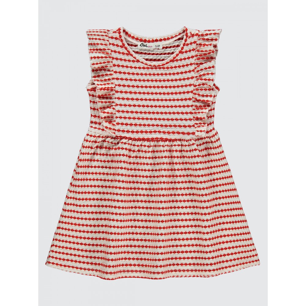 Coral Girls-Dress and Overall Coral Girls-Dress and Overall