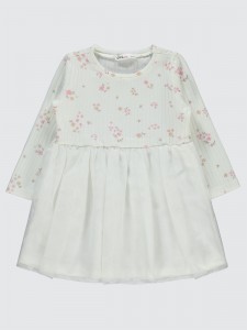 Ecru Girls-Dress and Overall