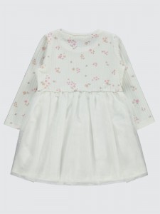 Ecru Girls-Dress and Overall