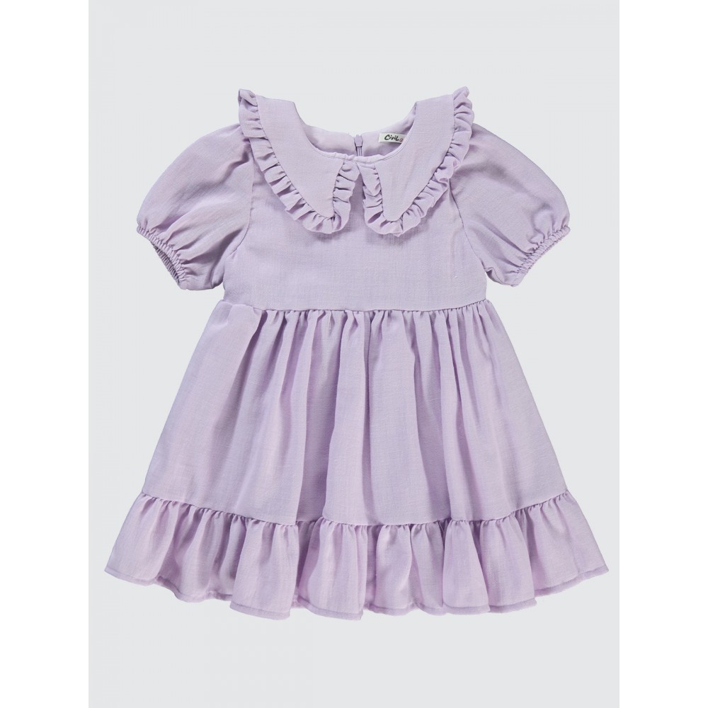 Delicate Lavender Girls-Dress and Overall Delicate Lavender Girls-Dress and Overall