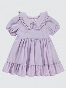Delicate Lavender Girls-Dress and Overall