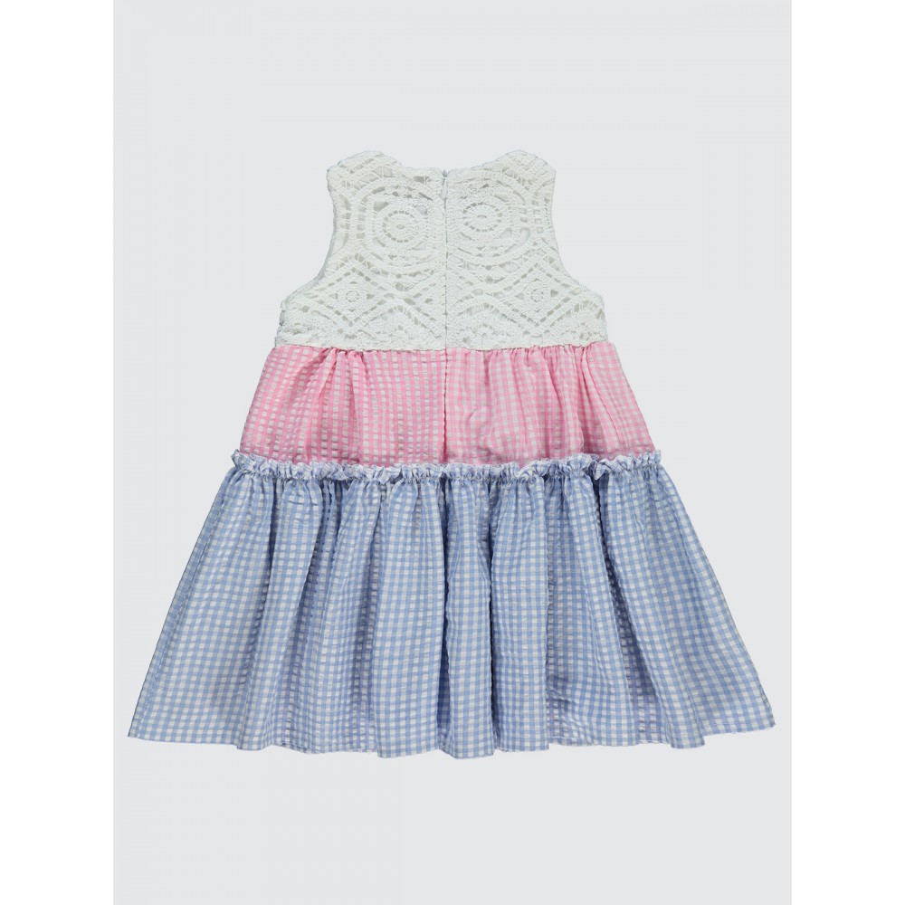 Blue Girls-Dress and Overall Blue Girls-Dress and Overall