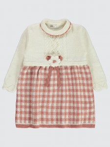 Dusty Rose Girls-Dress and Overall