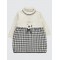 Gray Melange Girls-Dress and Overall