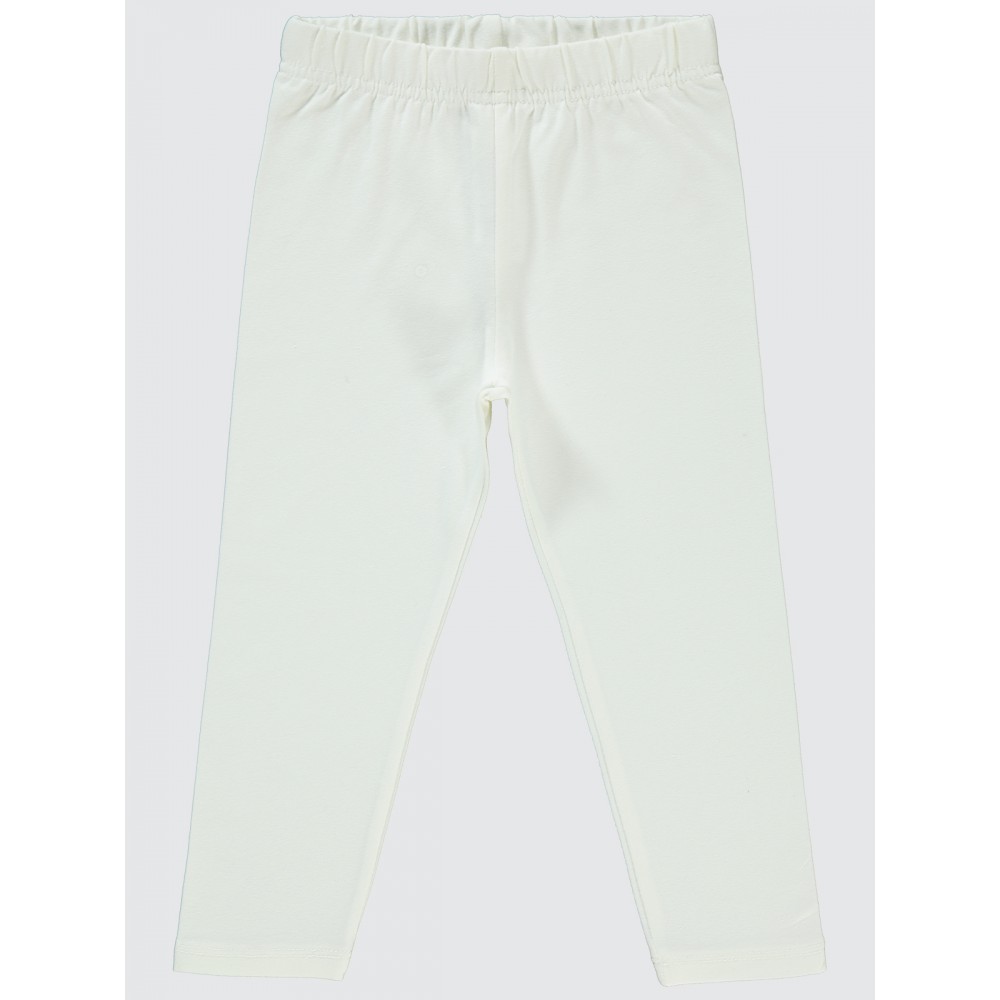 Ecru Girls-Leggings Ecru Girls-Leggings