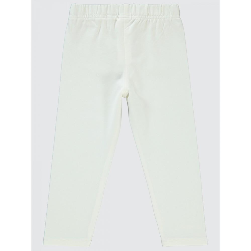 Ecru Girls-Leggings Ecru Girls-Leggings