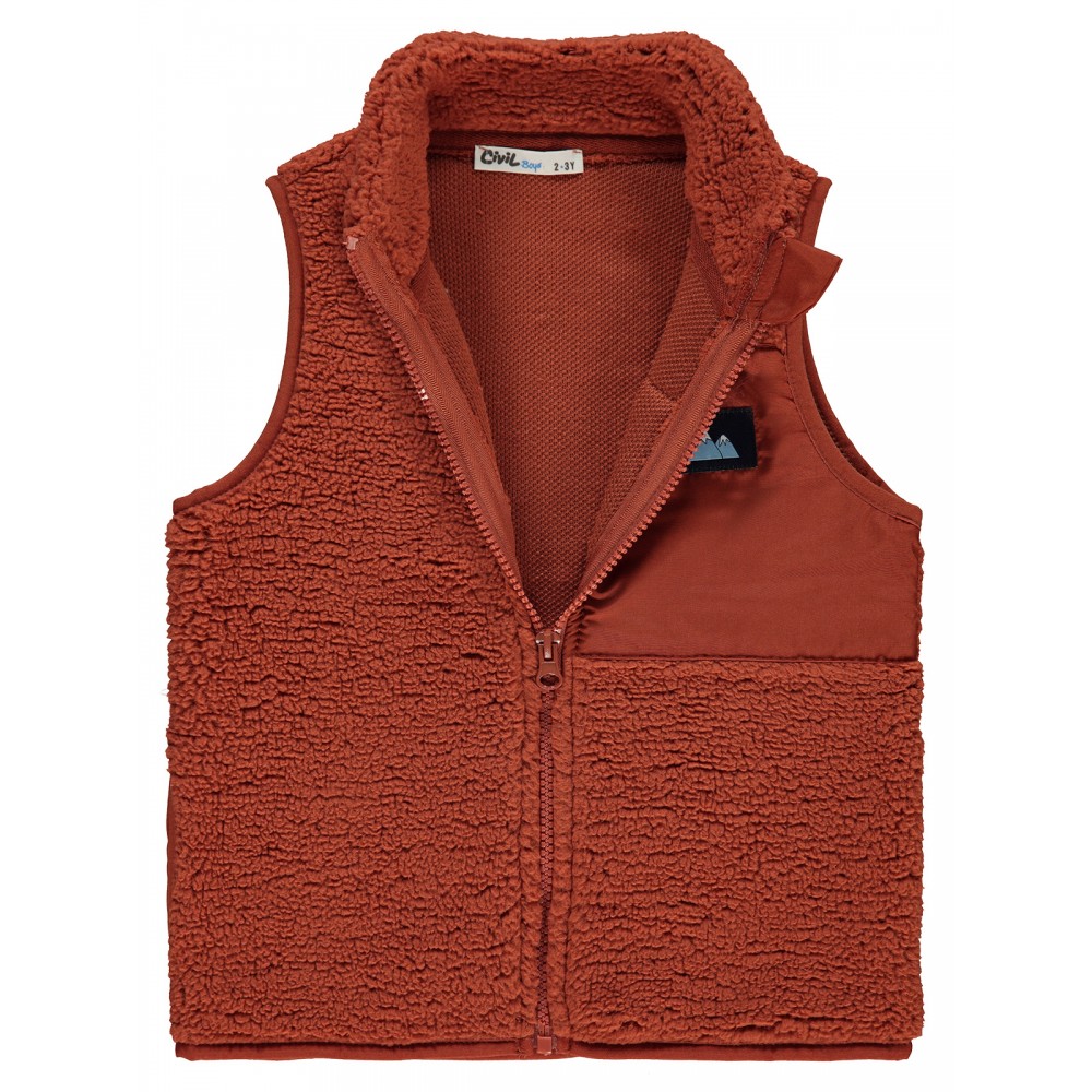 Dark Copper Boys-Vest Dark Copper Boys-Vest