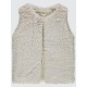 Beige Girls-Vest Beige Girls-Vest