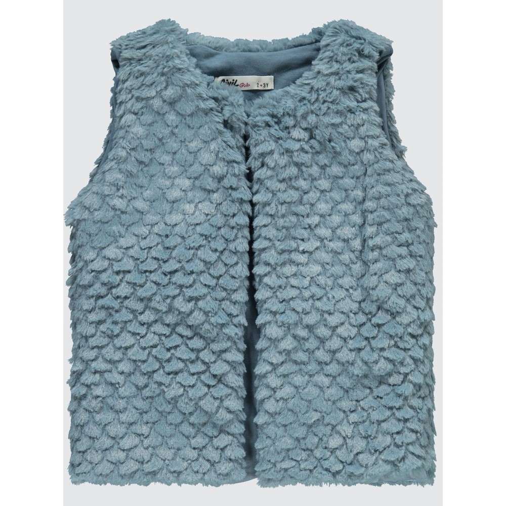 Blue Girls-Vest Blue Girls-Vest