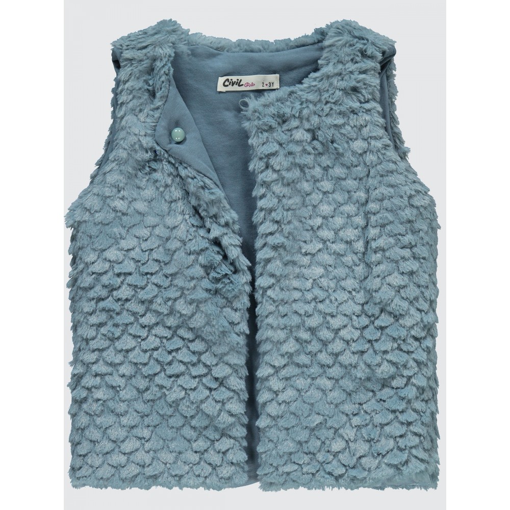 Blue Girls-Vest Blue Girls-Vest