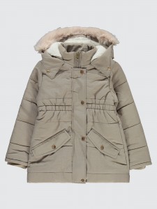 Beige Girls-Coat