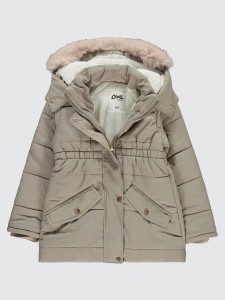 Beige Girls-Coat