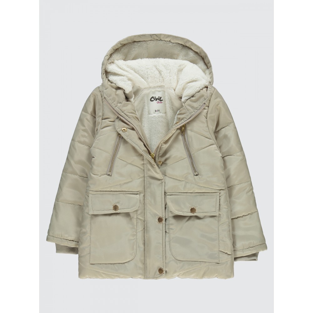Ecru Girls-Coat Ecru Girls-Coat