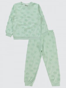 Fresh Mint Girls-Pajama Set
