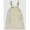 Beige Girls-Dress and Overall