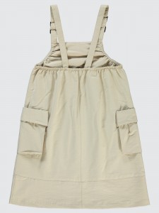 Beige Girls-Dress and Overall