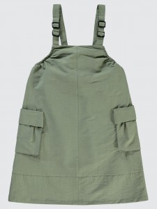 Khaki Girls-Dress and Overall