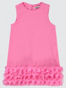 Fuchsia Girls-Dress and Overall