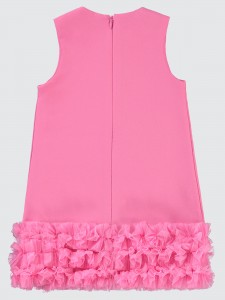 Fuchsia Girls-Dress and Overall