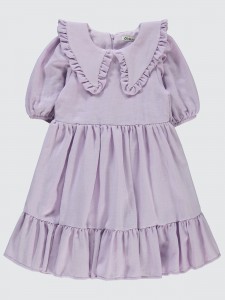 Delicate Lavender Girls-Dress and Overall