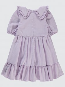 Delicate Lavender Girls-Dress and Overall