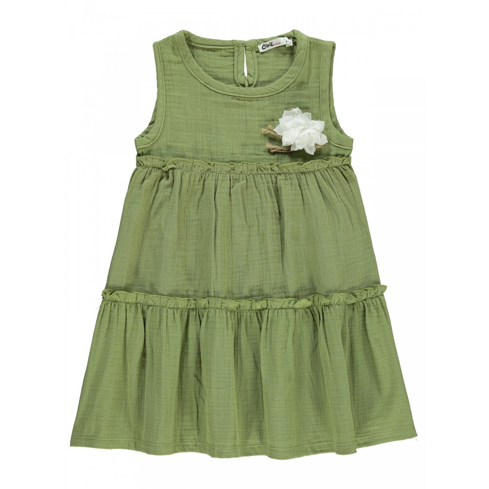 Khaki Girls-Dress and Overall Khaki Girls-Dress and Overall