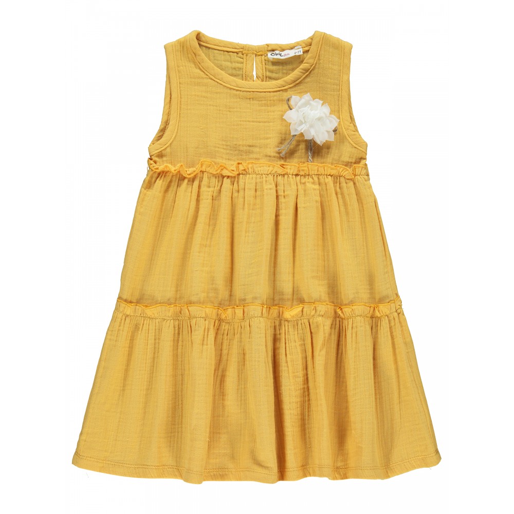 Mustard Girls-Dress and Overall Mustard Girls-Dress and Overall