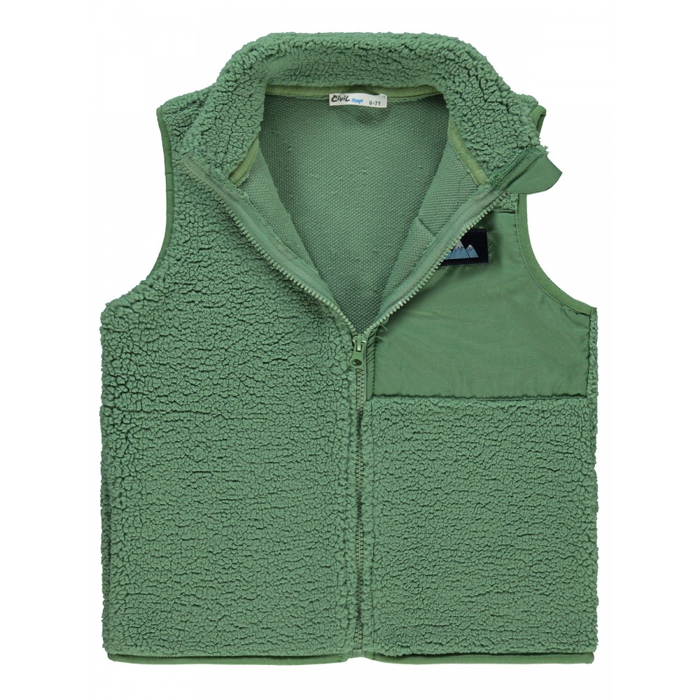 Light Khaki Boys-Vest Light Khaki Boys-Vest