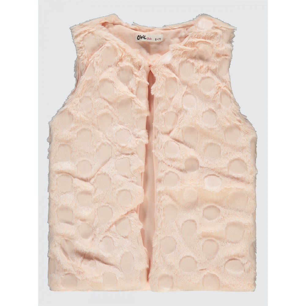 Light Salmon Girls-Vest Light Salmon Girls-Vest