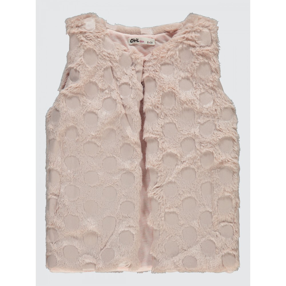 Dark Powder Pink Girls-Vest Dark Powder Pink Girls-Vest