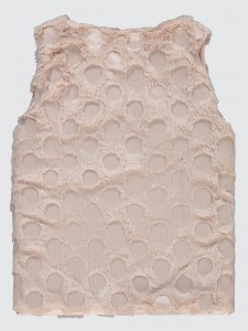 Dark Powder Pink Girls-Vest