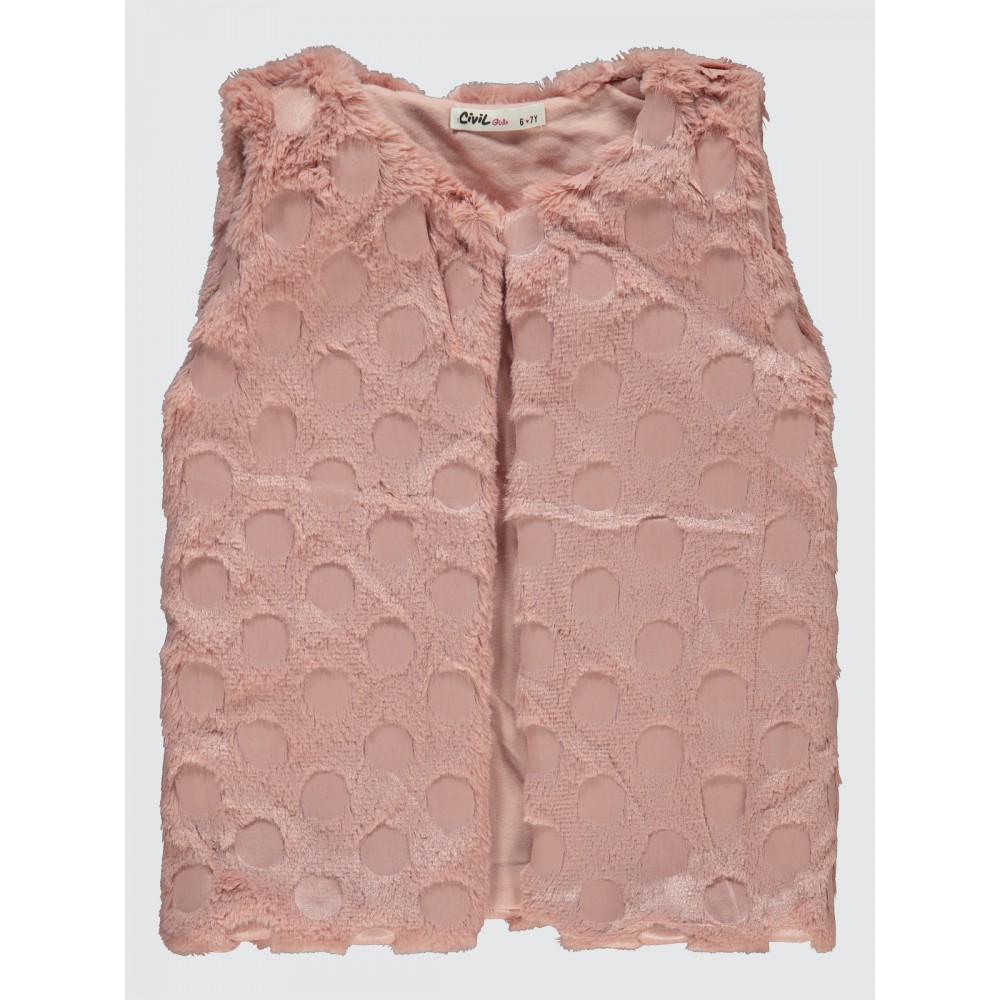 Dark Salmon Girls-Vest Dark Salmon Girls-Vest