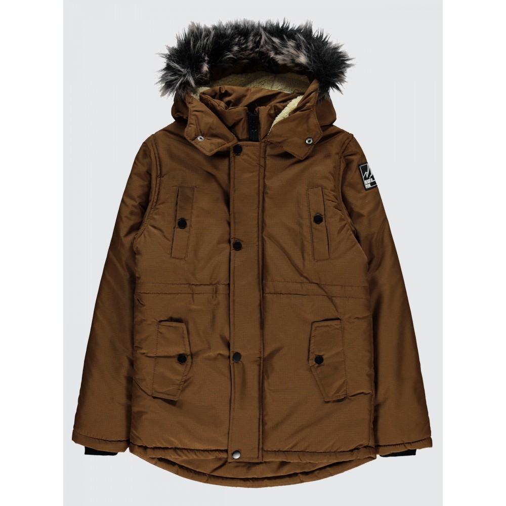 Camel Brown Boys-Coat Camel Brown Boys-Coat
