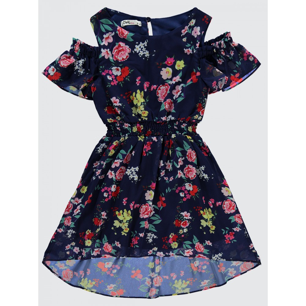 Navy Girls-Dress and Overall Navy Girls-Dress and Overall