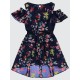 Navy Girls-Dress and Overall Navy Girls-Dress and Overall